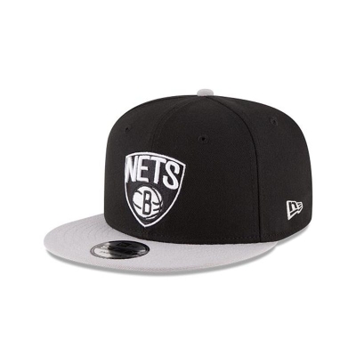 Brooklyn Nets Gorra | New Era NBA Two Tone 9fifty Snapback Cap Mexico - Negros